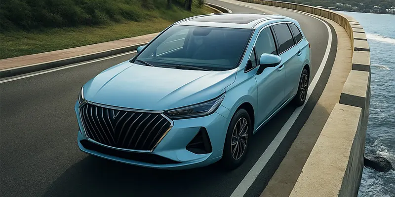 DFM Forthing 4 U-Tour in Sky Light Blue, versicherbar bei Rombey Capital